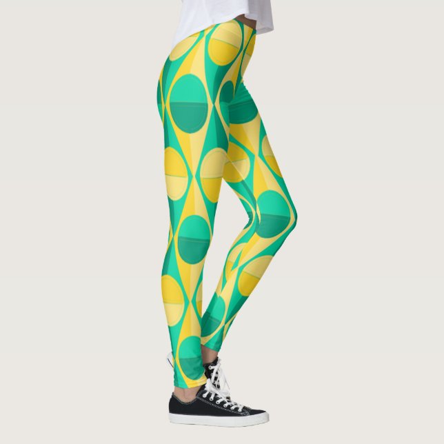 Legging Círculos e triângulos do Art Deco (Direita)
