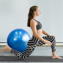 Círculos hipnóticos abstrato