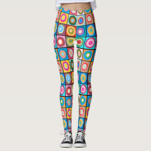 Legging Círculos inspirados no Kandinsky