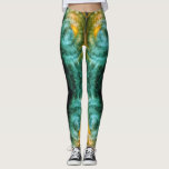 Legging Círculos leves de galáxia laranja turquesa turques<br><div class="desc">Seja um tensor nestas leggings fotográficas super atordoantes de círculos azuis, laranja, e de luz branca e cinza em uma nebulosa negra, fundo celeste! Trabalhe, faça recados, ou apenas saia. Tão único, você nunca terá que se preocupar com nenhum imitador! Adicione um topo preto sólido para o máximo em sofisticação...</div>