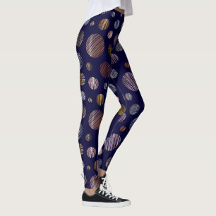 Legging Círculos metálicos