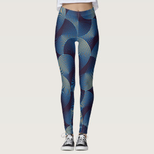 Legging Círculos metálicos ilusão óptica, patamar sem cost