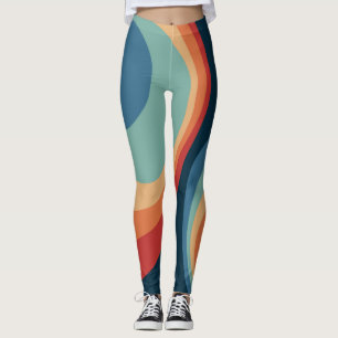 Legging Círculos retrorreflectores coloridos design