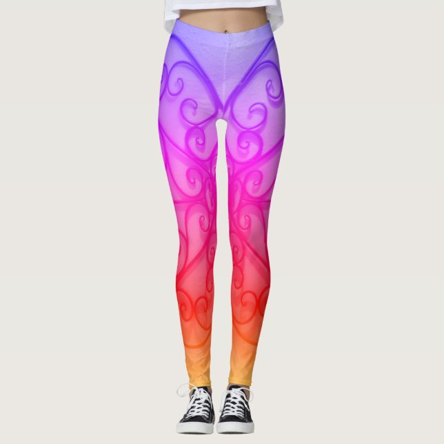 Legging círculos rosa (Frente)