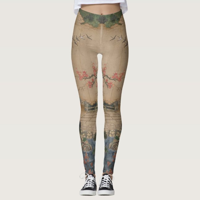 Legging Cisnes em Voo (Frente)