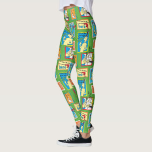 Legging Citações da História de Ovos Verdes e Presunto do
