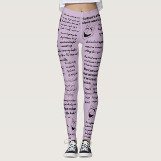 Legging Citações engraçadas - o personalize - ioga