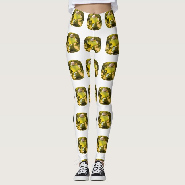 Legging Citrina Gemstone Amarelo (Frente)