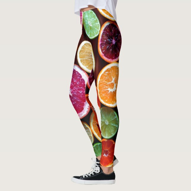Legging Citrus Dream Lemon Limão Orange Fruta (Esquerda)