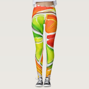 Legging Citrus Splash Design