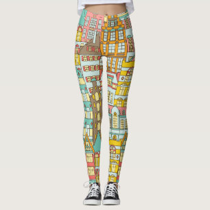 Legging City Panorama Sketch: Casas Sem Olho.