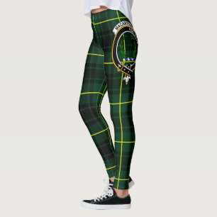 Legging Clã MacArthur Moderno Brasão Tartan Mulheres Scots