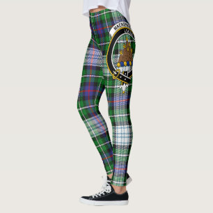 Legging Clã MacKenzie Vestido Crest Moderno Tartan Scotste