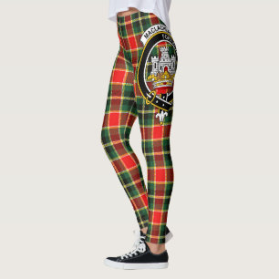 Legging Clã MacLachlan da Escócia Caça Brasão Moderno Tart