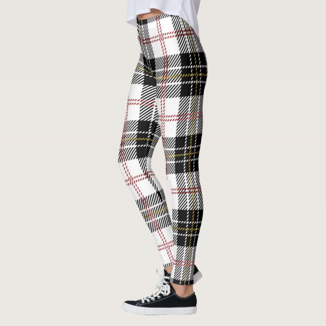 Legging Clã MacPherson Moderno Tartan Mulheres Scotstee (Esquerda)