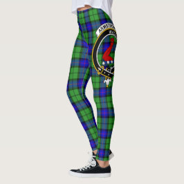 Legging Clã Scotstee Crista de Caça Tartan Armstrong Mulhe