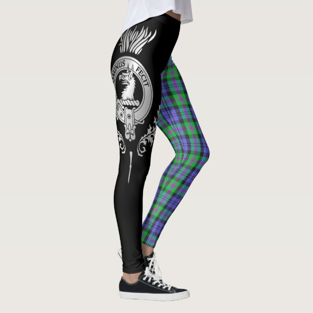 Legging Clan Baird Crest & Tartan (Direita)