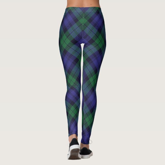 Legging Clan Campbell Black Watch Scottish Tartan (Verso)