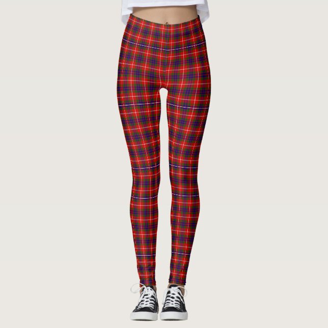 Legging Clan Fraser Tartan Xadrez (Frente)