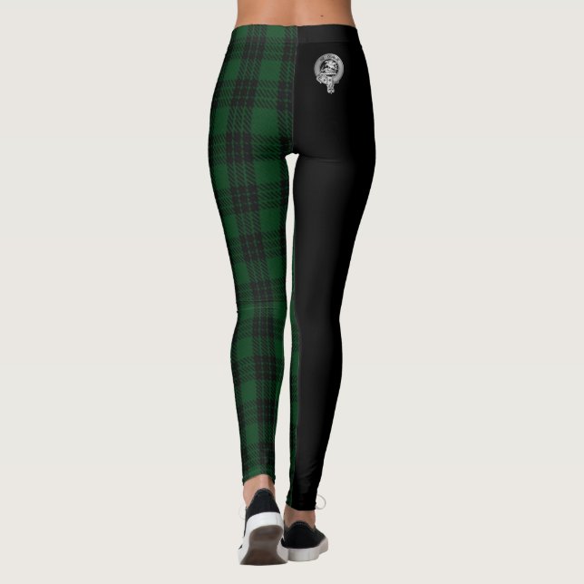 Legging Clan Graham Crest & Tartan (Verso)