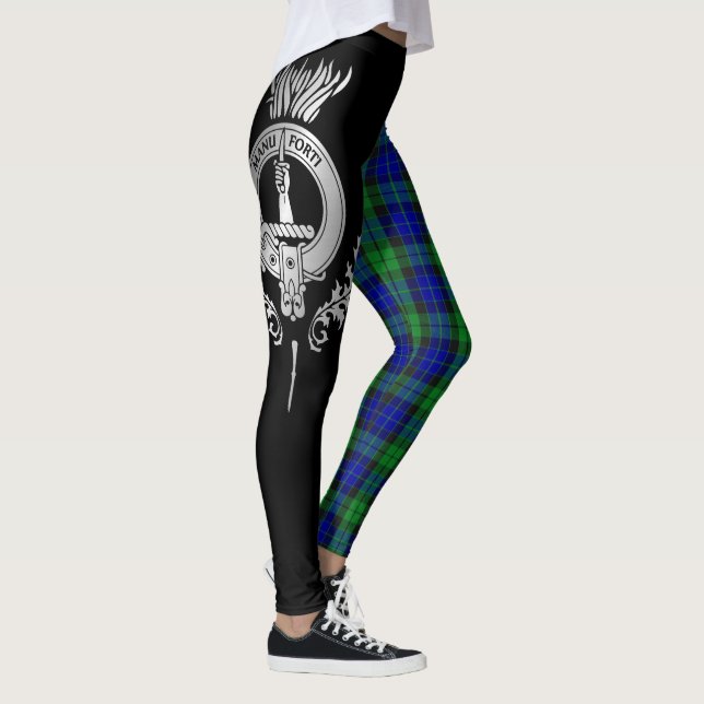 Legging Clan MacKay Crest & Tartan (Direita)