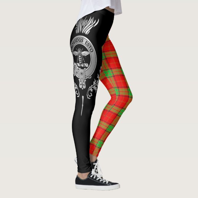 Legging Clan Maxton Crest & Tartan (Direita)