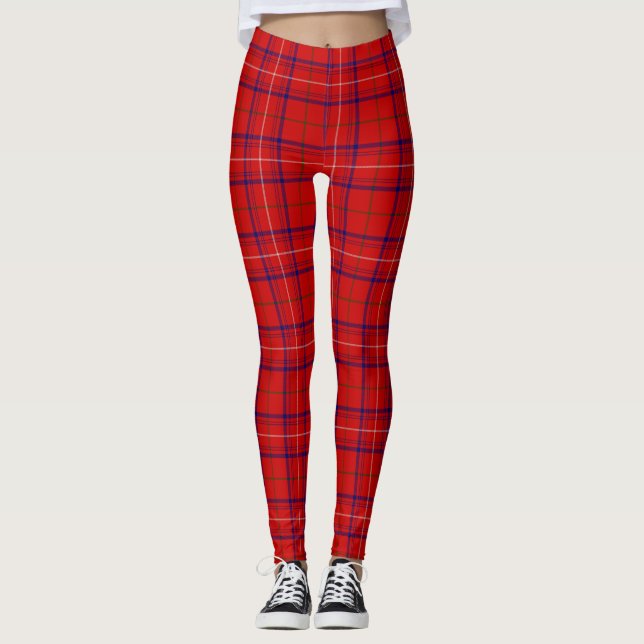 Legging Clan Rosa Tartan (Frente)