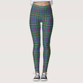 Legging Clan Wood Tartan Xadrez Scottish Kilt Pattern