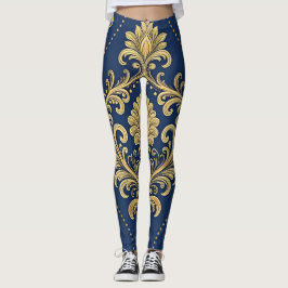 Legging Classic Baroque Ornamental Gold