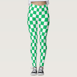 Legging Classic green checkered 