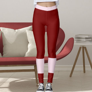 Legging Classic Red Pink Valentine's Day Girlfriend Gift