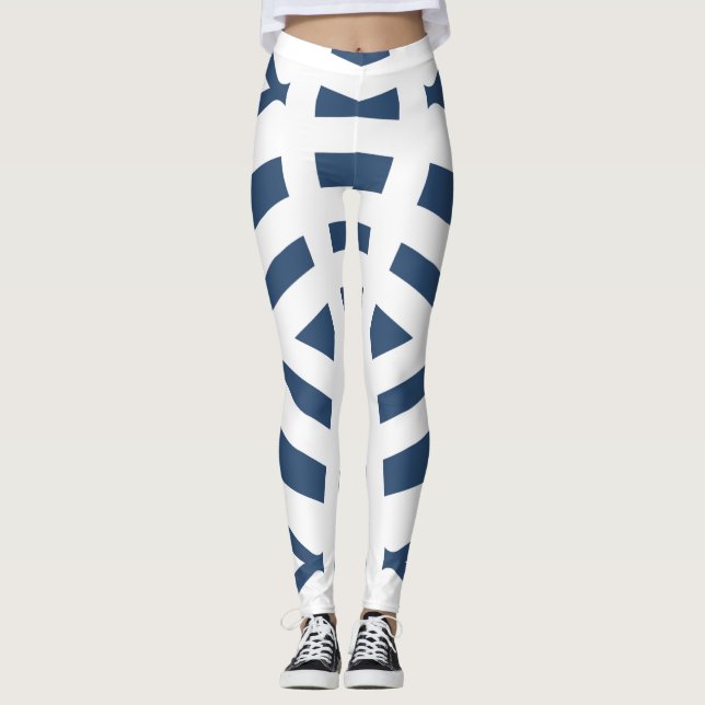 Legging Clássico cinza branco moderno "Ratti_Creative_Arts (Frente)