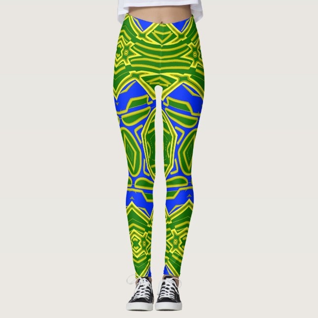 Legging Clássico multicolor moderno "Ratti_Creative_Arts" (Frente)