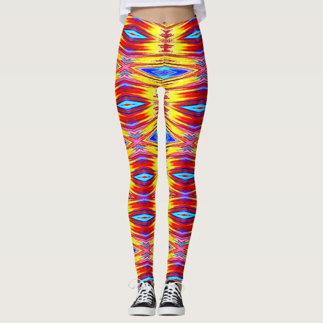 Legging Clássico multicolorido moderno "Ratti_Creative_Art (Frente)