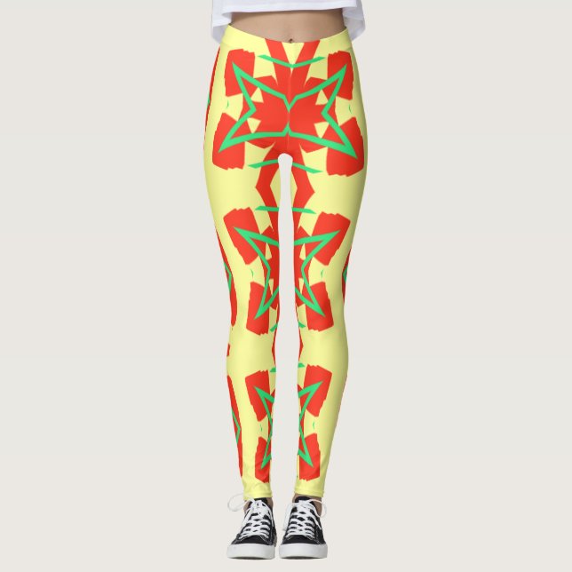 Legging Clássico multicolorido "Ratti_Creative_Arts" (Frente)