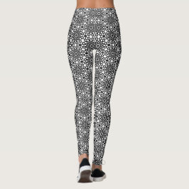 Legging Clássico Preto e Branco