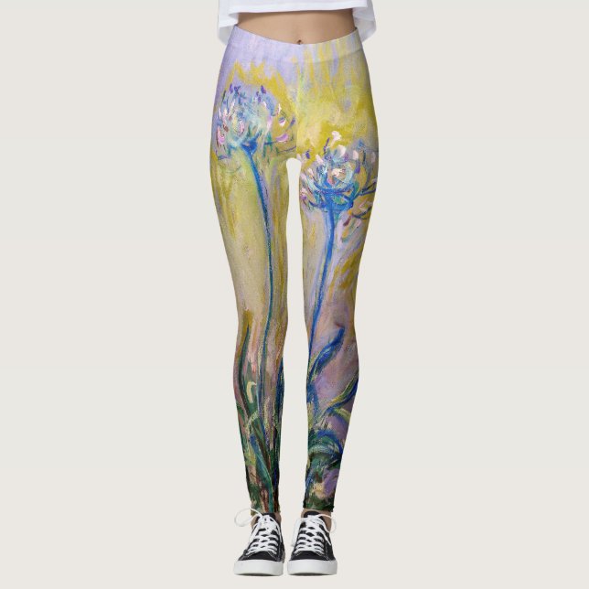 Legging Claude Monet - Agapanthus (Frente)