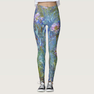 Legging Claude Monet Agapanthus Fine Art Galeria FloralHD