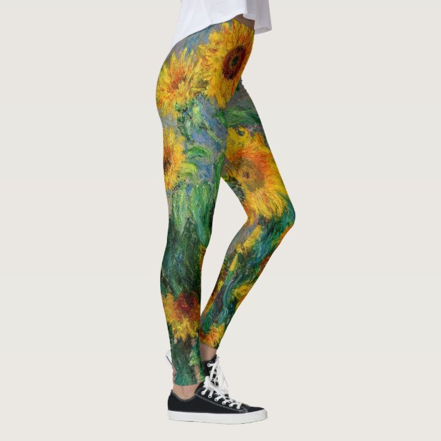 Legging Claude Monet - Buquê de Sunflower (Direita)