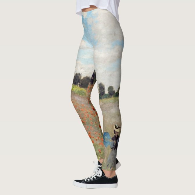 Legging Claude Monet - Campo de Papoulas (Esquerda)
