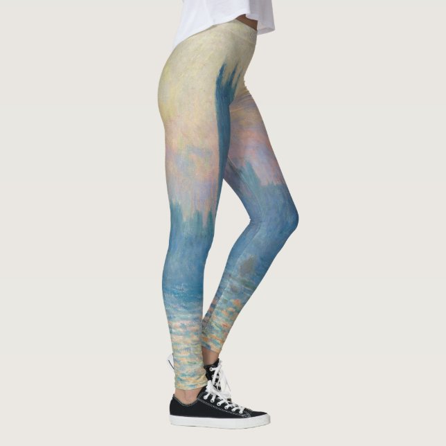 Legging Claude Monet Casas do Parlamento Pôr do Sol (Direita)