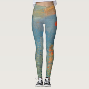 Legging Claude Monet Impressão