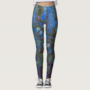 Legging Claude Monet - Lírios Azuis