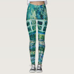 Legging Claude Monet - Lírios De Água E Ponte Japonesa<br><div class="desc">Claude Monet - Lírios De Água E Ponte Japonesa (1899)</div>