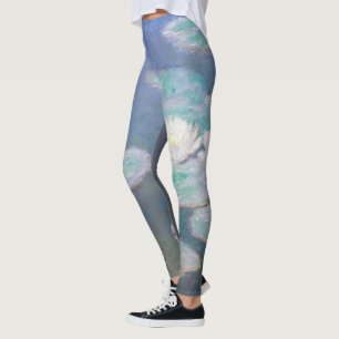 Legging Claude Monet - Lírios De Água, Efeito Da Noite