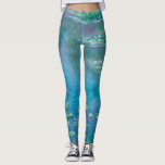 Legging Claude Monet. Lírios de água. impressionismo franc<br><div class="desc">As leggings de Claude Monet.</div>