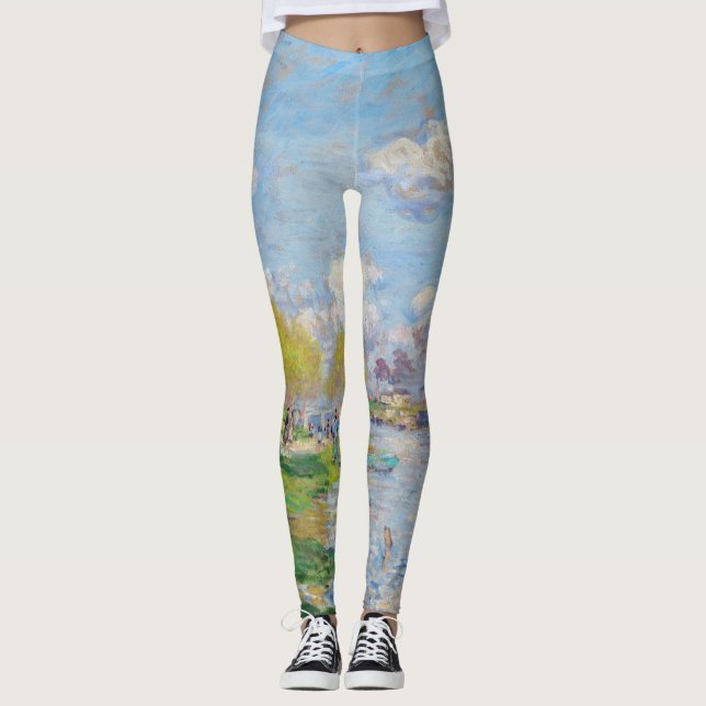 Legging Claude Monet - Primavera do Sena (Frente)