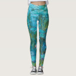 Legging Claude Monet Water Lily Ninfhéas GalleryHD<br><div class="desc">Claude Monet. Lírios de Água Ninféas. c. 1915. Óleo na canvas. Pintura original de obra-prima de arte feita pelo famoso artista impressionista francês Claude Monet.</div>