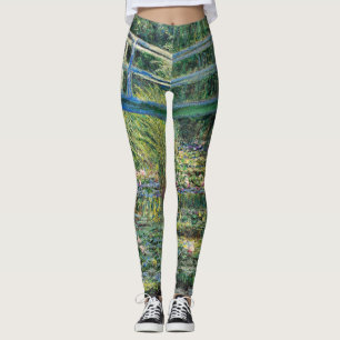 Legging Claude Monet - Water Lily Pond & Japanesese Bridge
