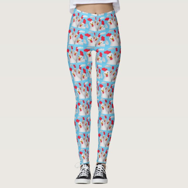 Legging Cliente galinha feliz (Frente)